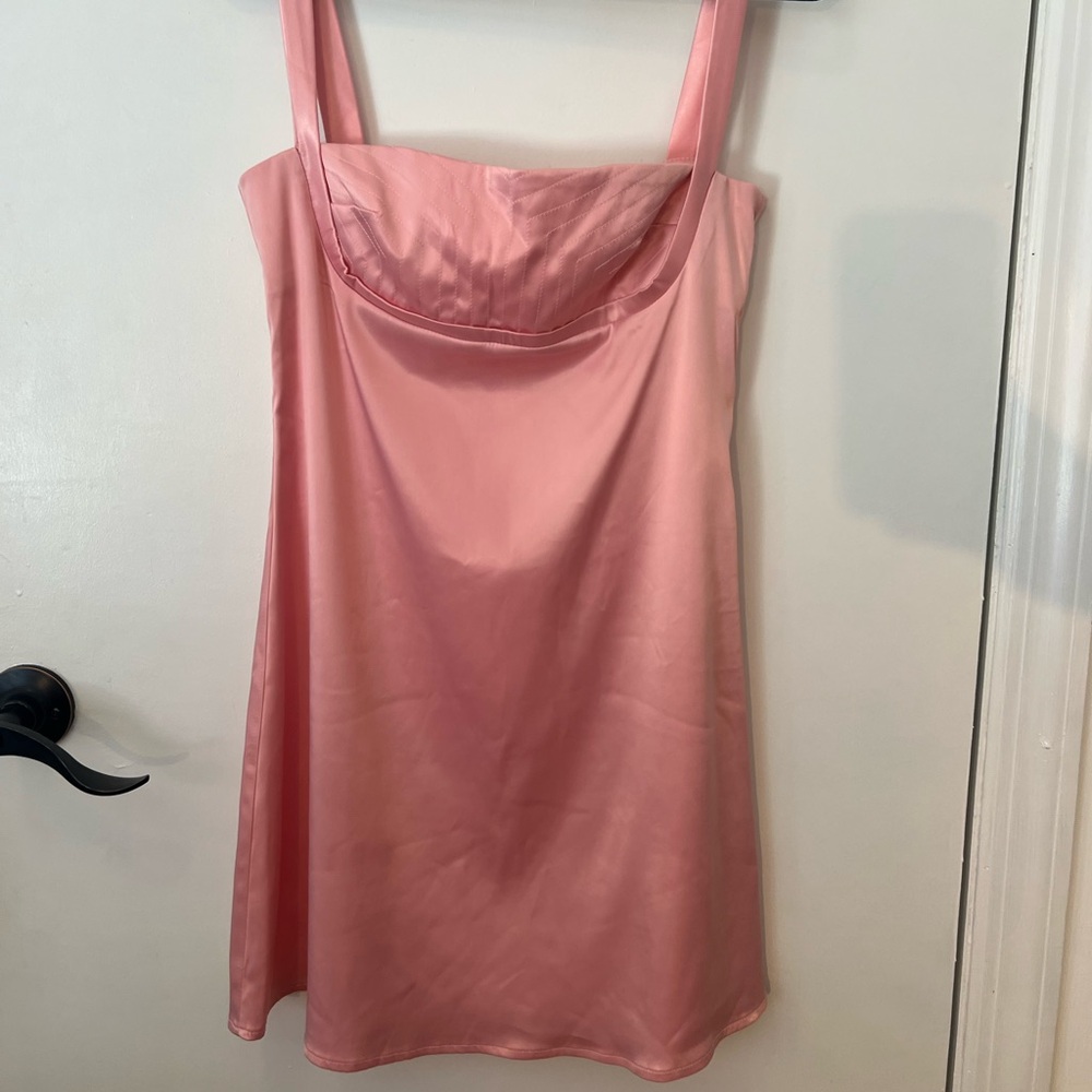 PINK MINI DRESS - Picture 2 of 4